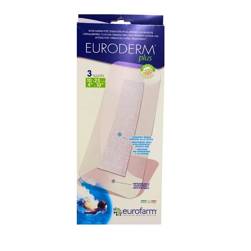 EURODERM PLUS APOSITO  10 X 25 CM X 3